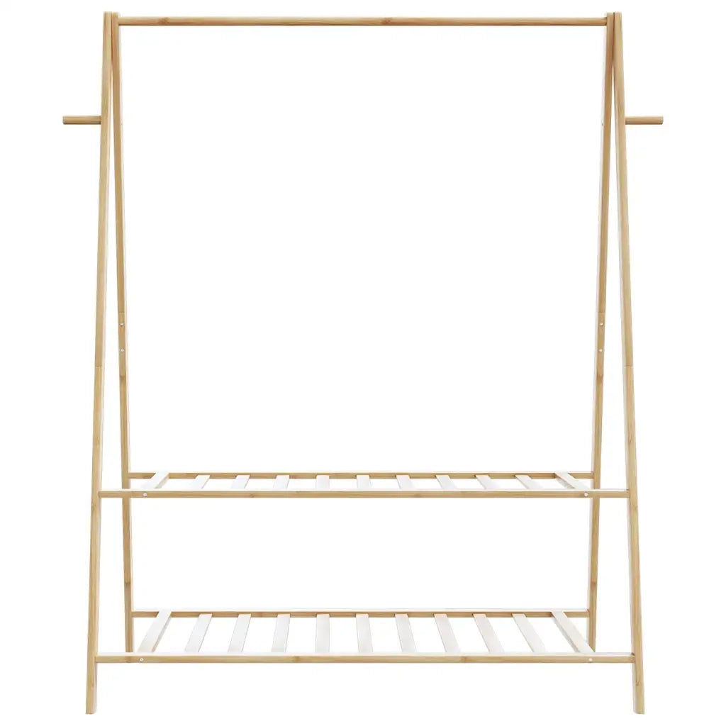 Appendiabiti con Ripiani 132x45,5x150,5 cm in Bambù 4008912