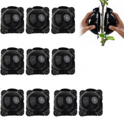 10 impianti per piante - impianto per radici di piante - attrezzatura per radici di piante Stecchi per entare e allenamento radicale Piante 8cm (Nero)