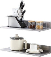 Pannello di parete in acciaio inossidabile con backsplash, 21,8 x 61 cm