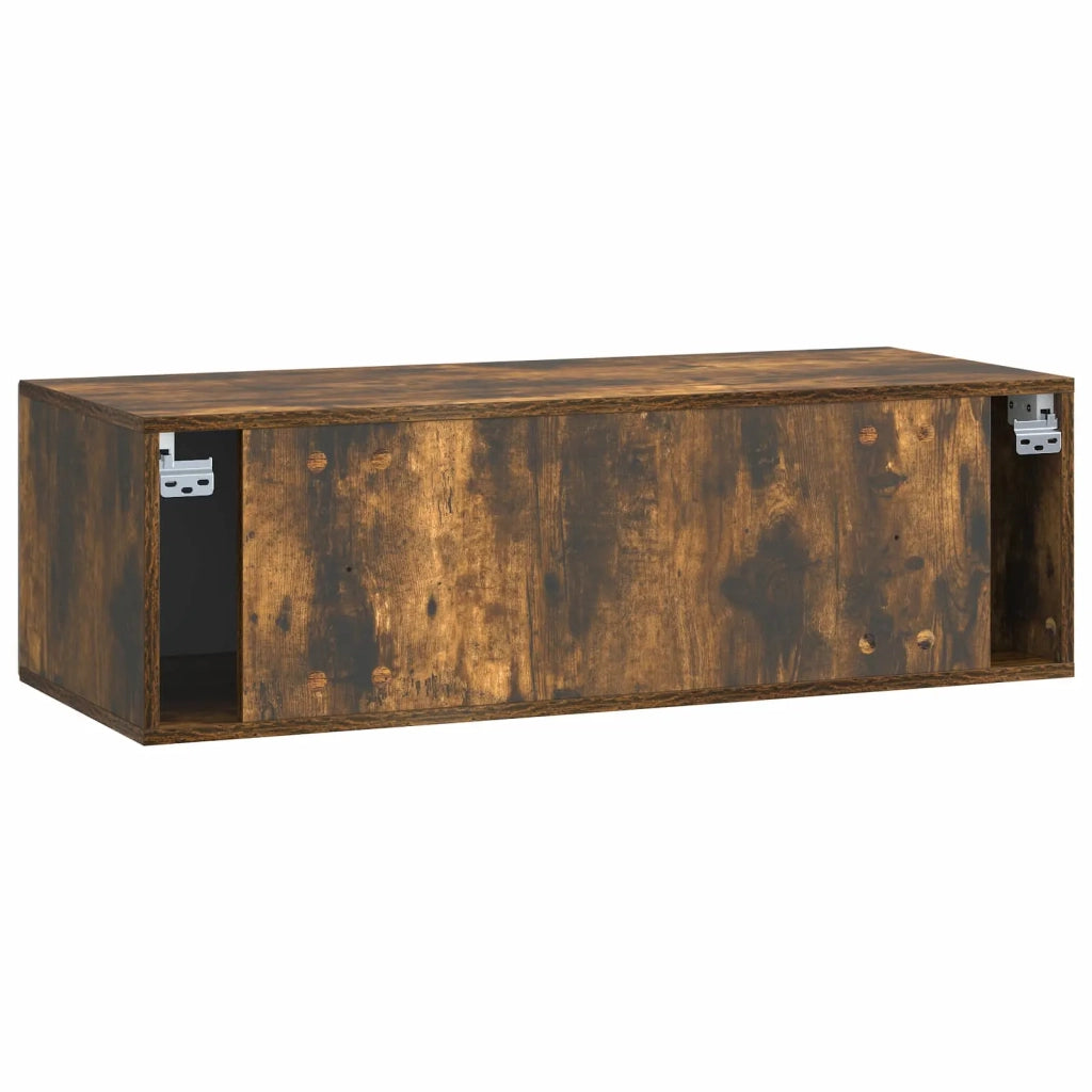 Mobile Porta TV da Muro Rovere Fumo 98 x 41 x 30 cm 899380