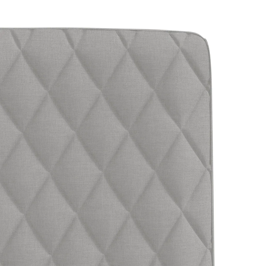 vidaXL Sedie da Pranzo 4 pz Grigio Nuvola in Tessuto