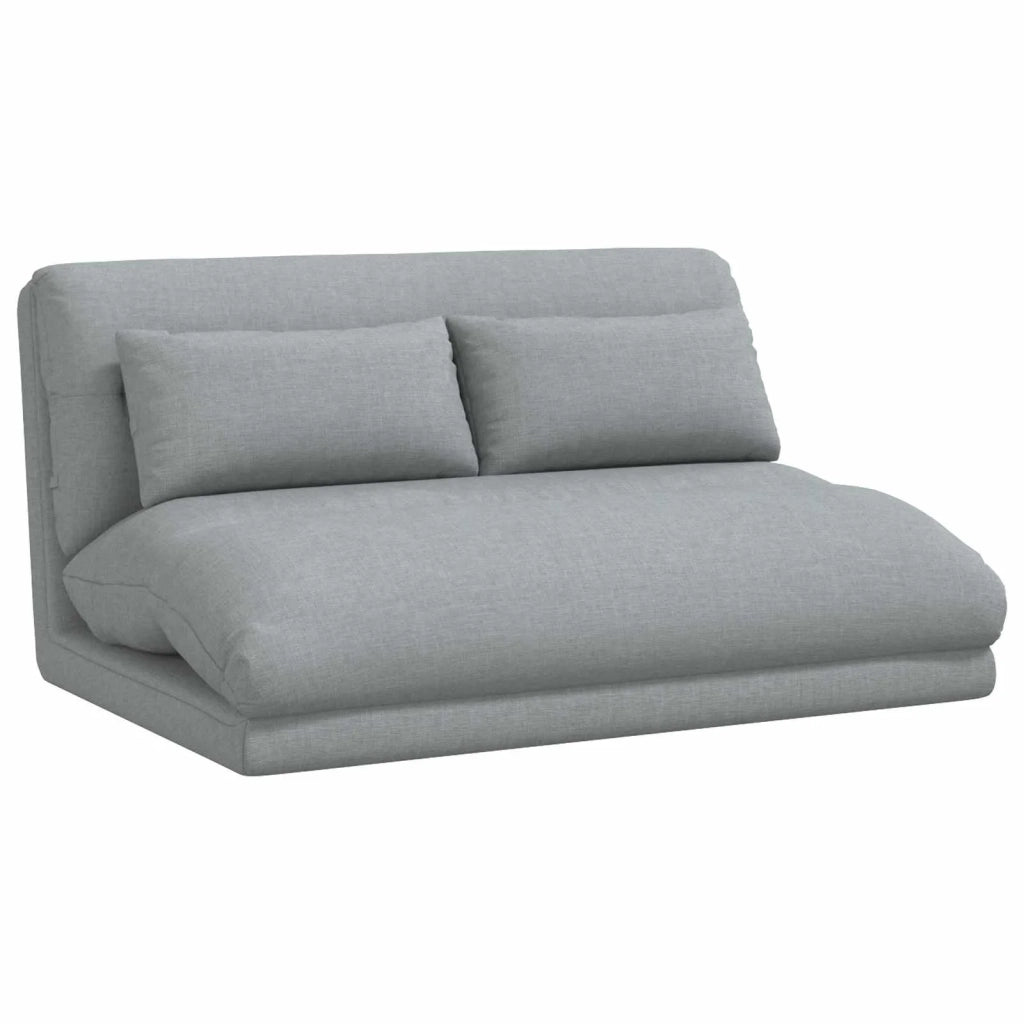 Sedia da Pavimento Grigio chiaro 110 x 82 x 55 cm Tessuto 42028202