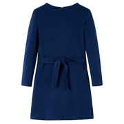 Abito da Bambina a Maniche Lunghe Blu Marino 116 CFW9478655
