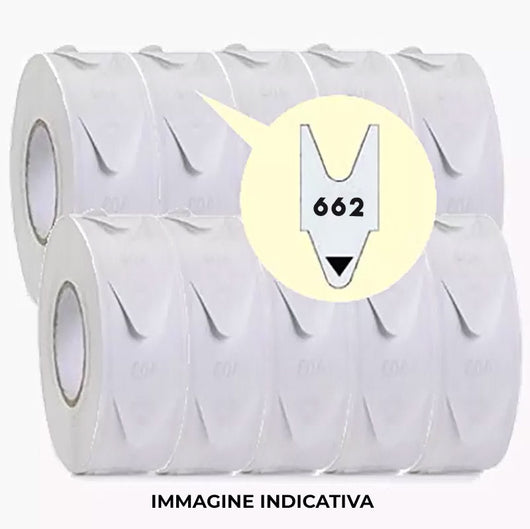 Confezione da 20000 Tickets per Distributore a Chiocciola 3 Cifre Visel Bianchi