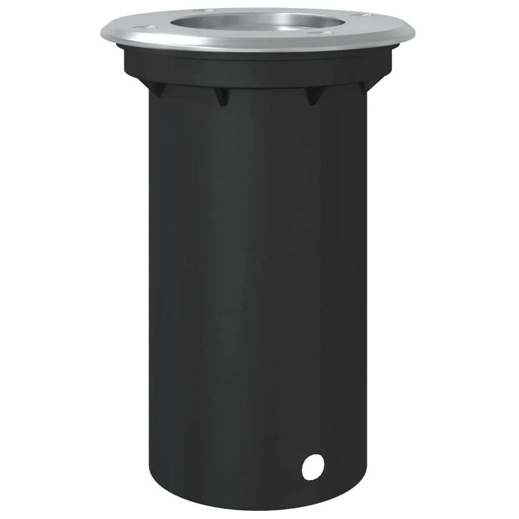 Lampada da terra rotonda per esterni crea un'atmosfera accogliente 10,5 x 14,5 cm in alluminio nero 02_0056639