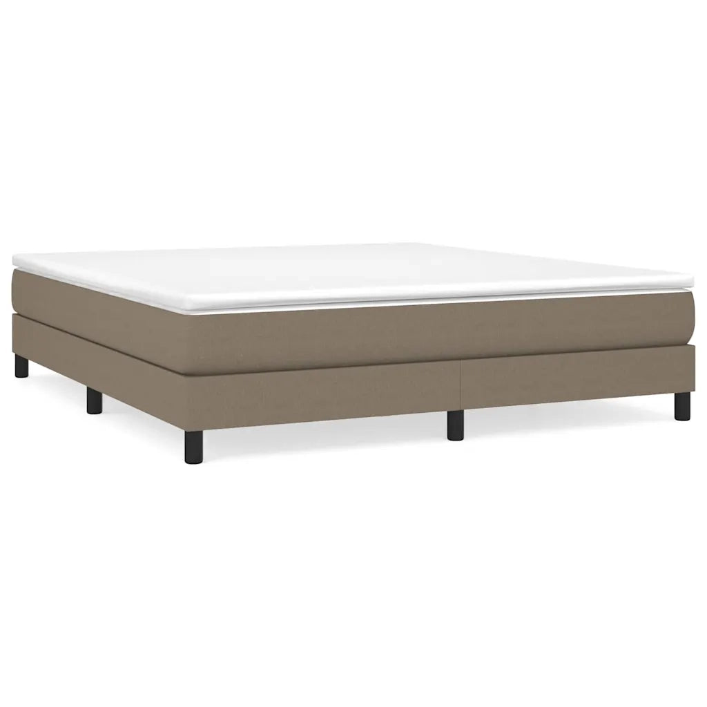 Struttura Letto a Rete a Molle Tortora 180x200 cm in Tessuto