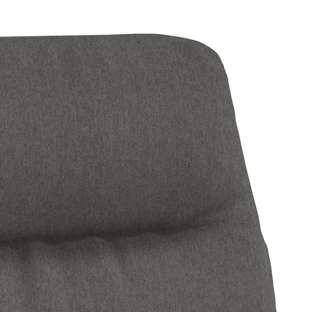 Sedia Relax Grigio Scuro in Tessuto 341120