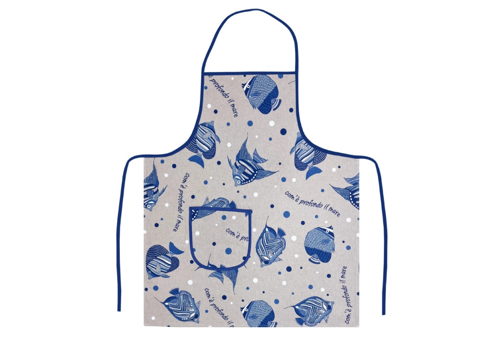 Pack 2 Pezzi Grembiule Alto Pettorina Cucina Chef Casa Con Tasche Maldive