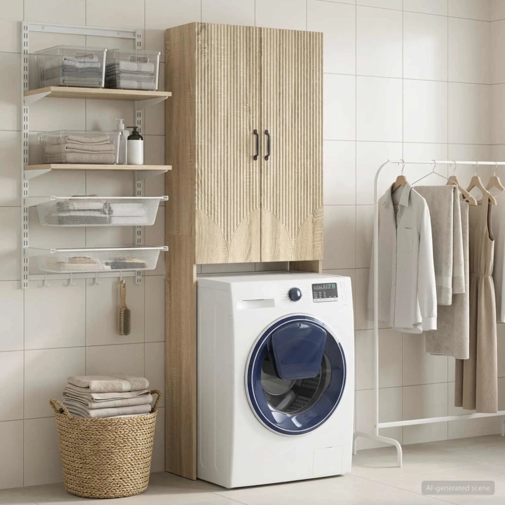 Mobile Bagno HOORN Rovere Sonoma 66 x 25,5 x 190 cm 897357