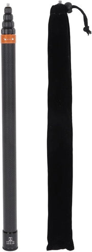 Astuccio Telescopico per Azione con Stabilizzatore per Camere di Azione - Flessibile - Realizzato in Fibra di Carbonio - Panoramico - Adatto per Insta 360x3, One RS, Go 2, One X2