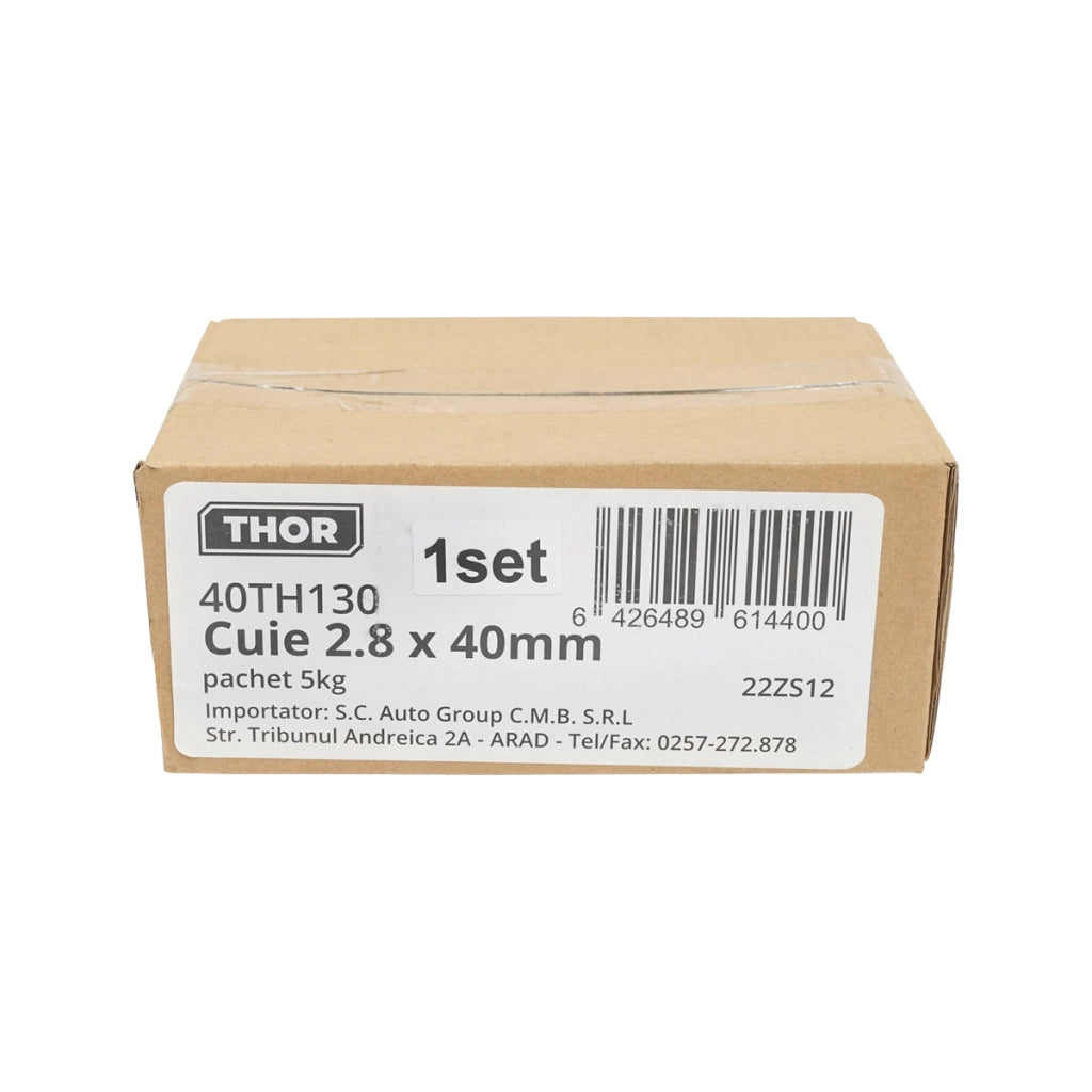 Chiodi da costruzione 2,8x40mm confezione da 5 kg
