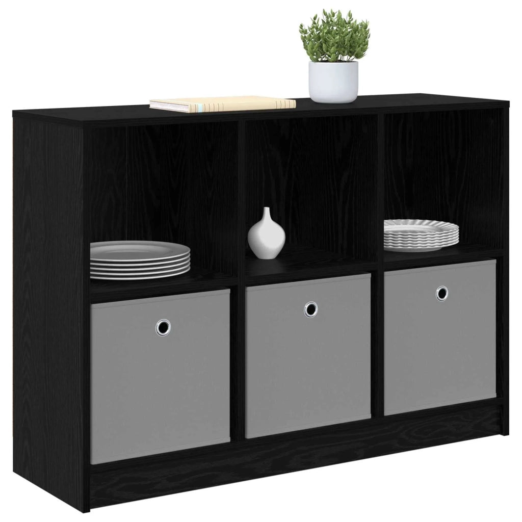 Credenza con cassetto Rovere Nero 102 x 32 x 73,5 cm 8000517
