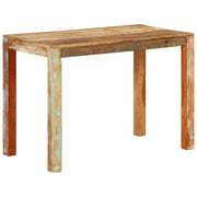 Tavolo da Pranzo 110x55x76 cm in Legno Massello di Recupero
