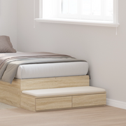 Cassetti per letto  Rovere Sonoma 75x36,5x16,5 cm in legno ingegnerizzato
