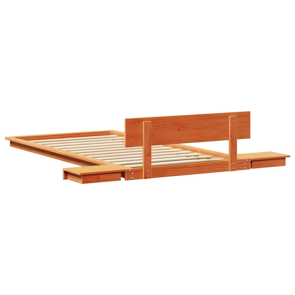 Struttura del letto Marrone 90 x 200 cm legno
