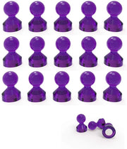 Magnetite Neodymium Magnetici Pin D11MM Magneti Forti per Frigoriferi Tabelloni Calendari Carte in Scuola e Ufficio 18 Pezzi