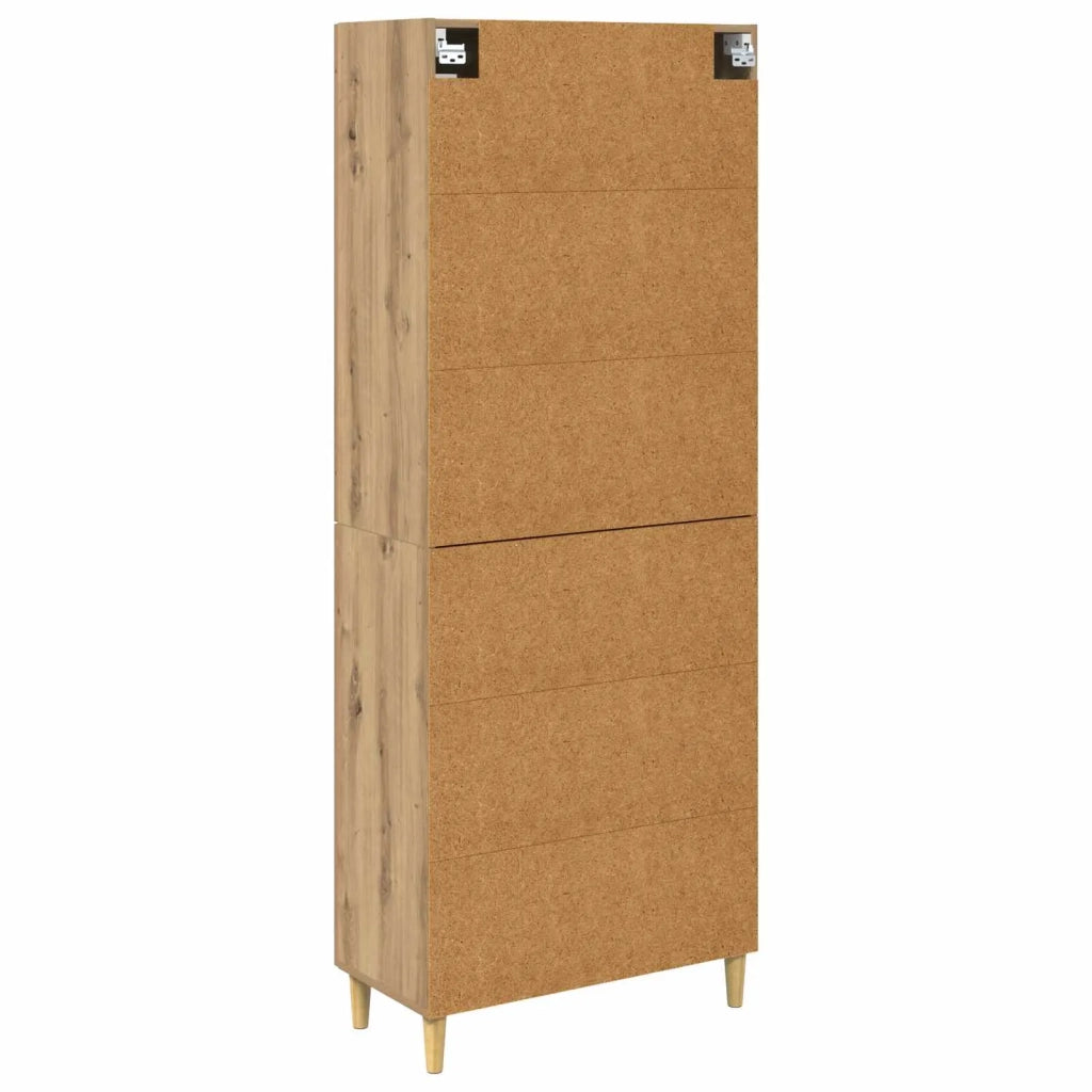Credenza | Madia | Buffet da pranzo | Armadio da pranzo Rovere artigianale 69,5 x 34 x 180 cm