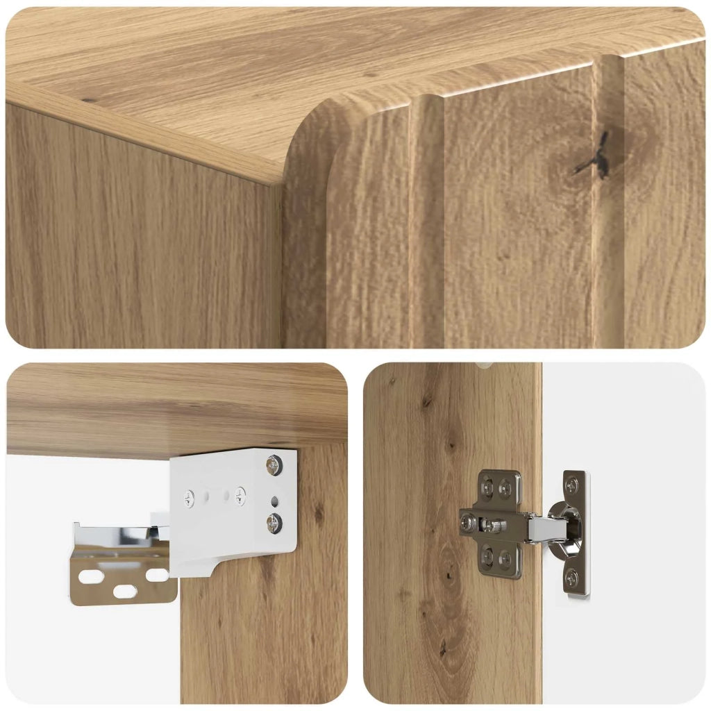Mobiletto a muro Rovere Artigianale 59 x 31 x 64 cm 898244
