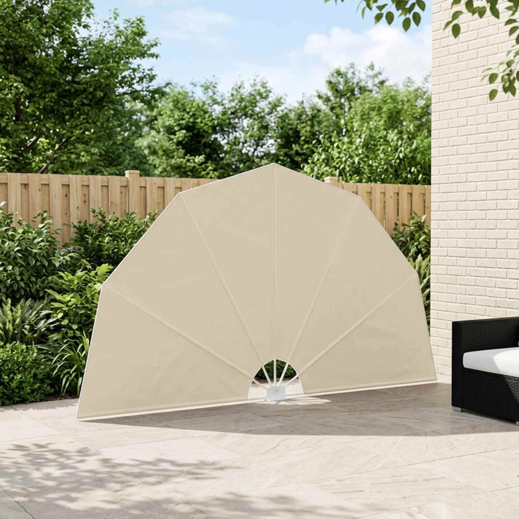 Tenda Laterale per Terrazza Pieghevole Crema 200 cm 44578