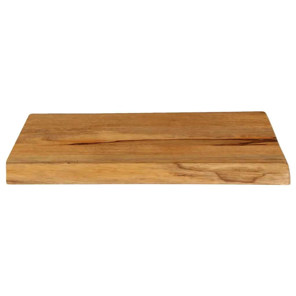 Piano Tavolo 70x40x2,5 cm Bordi Vivi in Legno Massello di Mango 370753