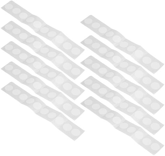 Etichette RFID Herschrijfbaar - Etichette Selfadhesive - 100 Stuks - Diametro 30 mm - KM4Q-chip - Resistente alle alte temperature - 10 Anni di Archiviazione dei Dati - Etichette