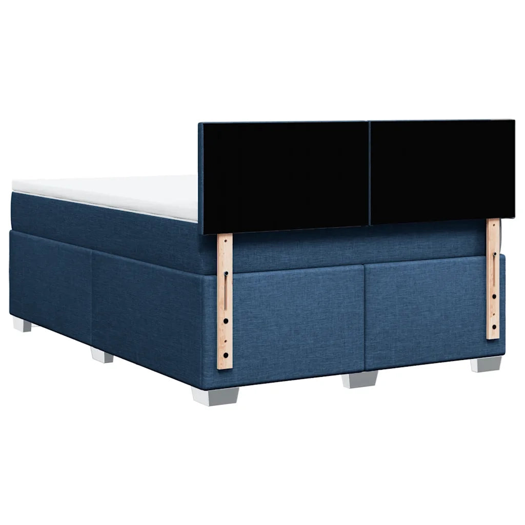 Giroletto a Molle con Materasso Blu 160x200 cm in Tessuto 3285938