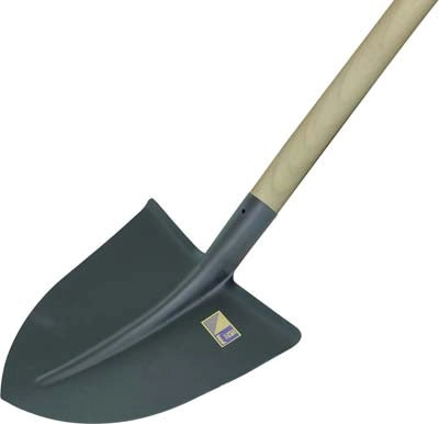 BADILE A PUNTA + SPALLA + M.LEGNO BASE HAND  ACCIAIO/FAGGIO CM 29X30 GR 1850