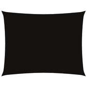 Parasole a vela | Telo Ombra | Vela da ombra Tessuto Oxford Rettangolare 5x7m Nero
