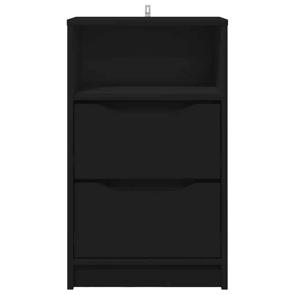 Comodini 2 pcs Nero 40 x 30 x 467 cm Legno multistrato 888910