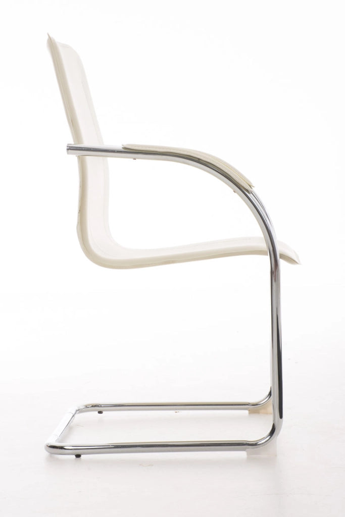 Sedia Melina in similpelle crema