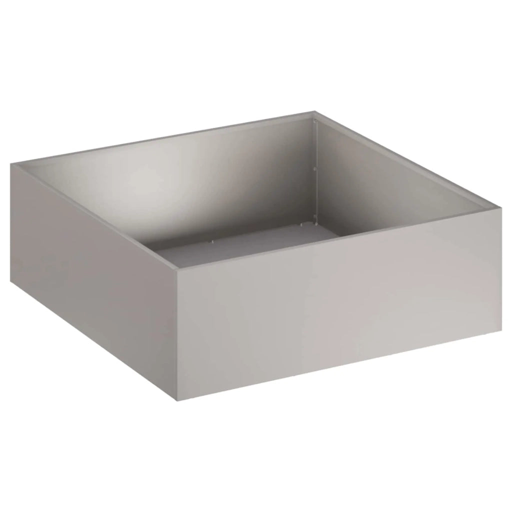 Vaso da giardino 2 pz Ruggine 60 x 60 x 20 cm Acciaio Corten 8005007