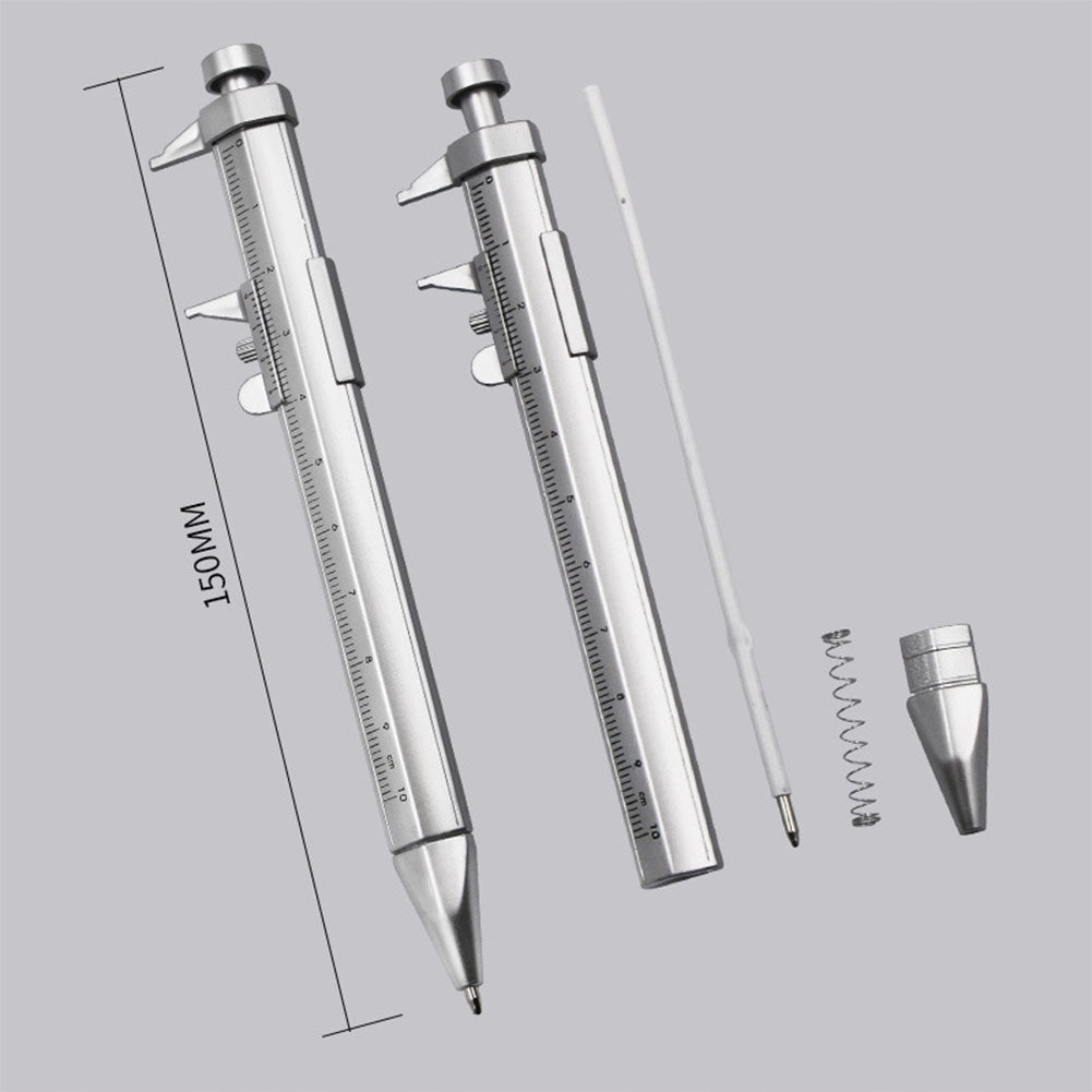 Penna con Calibro 0-100 mm – Strumento 2 in 1 per Misurazioni Precise e Scrittura | Precisione +0.02 mm