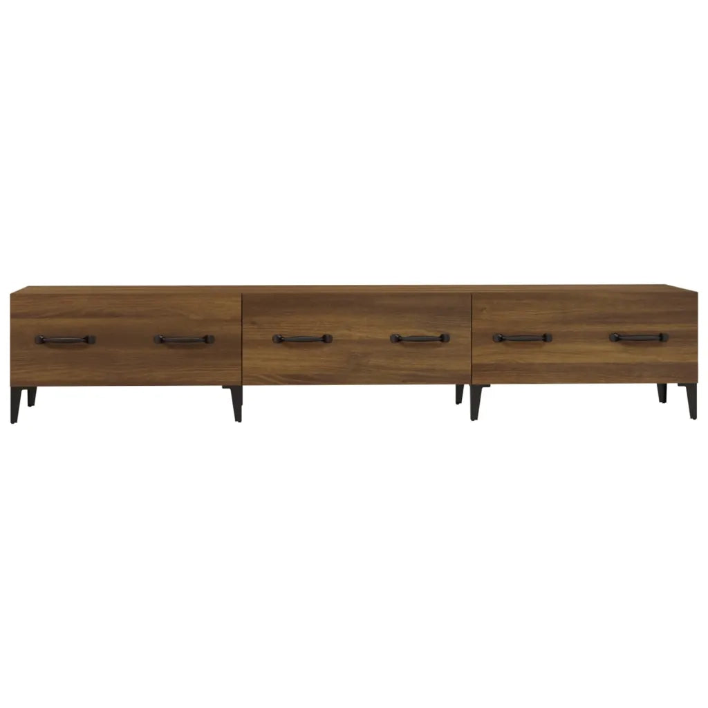 Mobile TV Rovere Marrone 150x34,5x30 cm in Legno Multistrato 817512