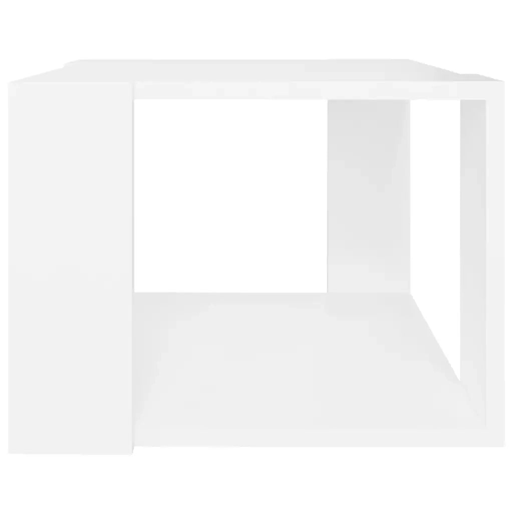 Tavolino da Salotto Bianco 40x40x30 cm in Legno Multistrato 806310