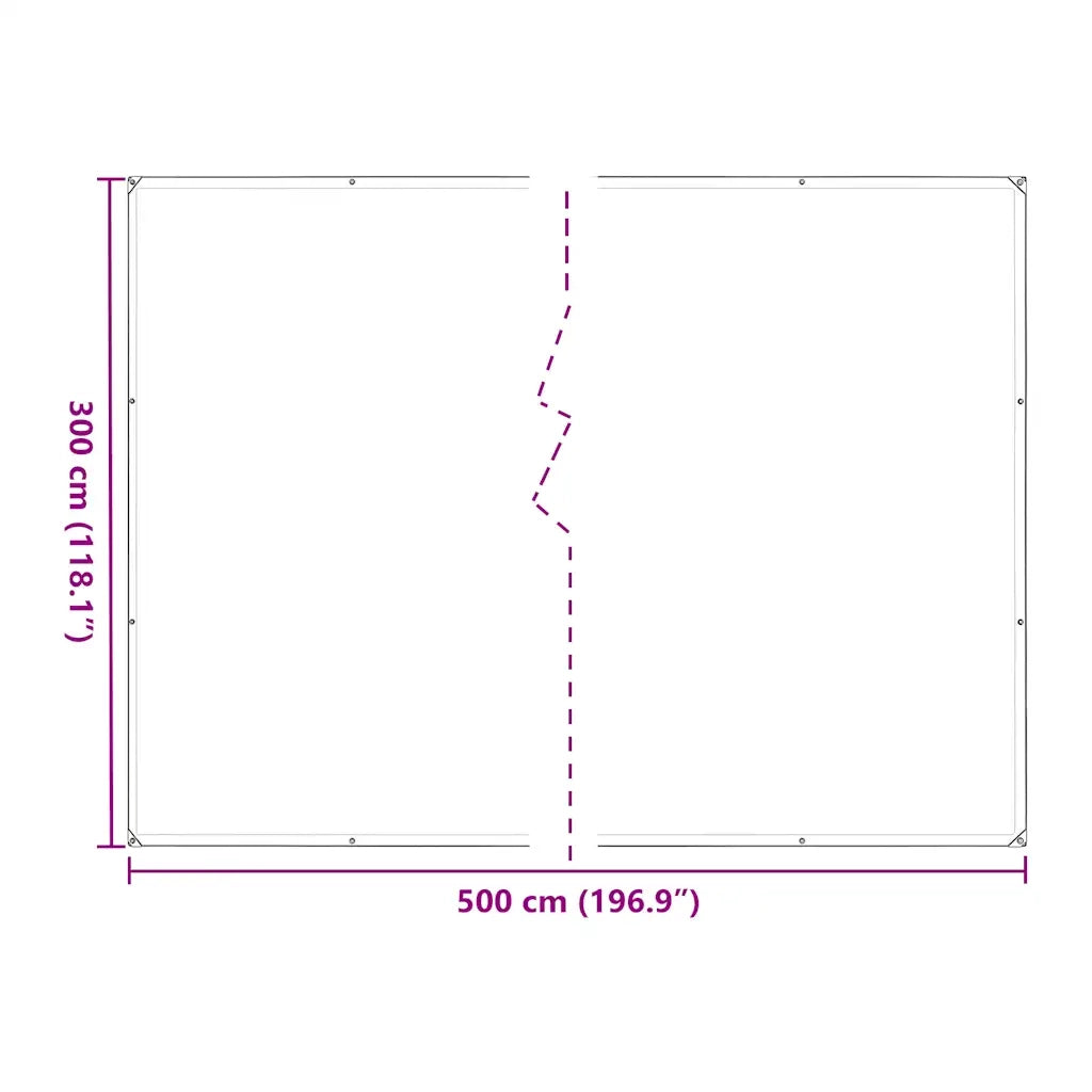 Copertura per Piante con Occhielli 3x5 m in Polietilene 3308690