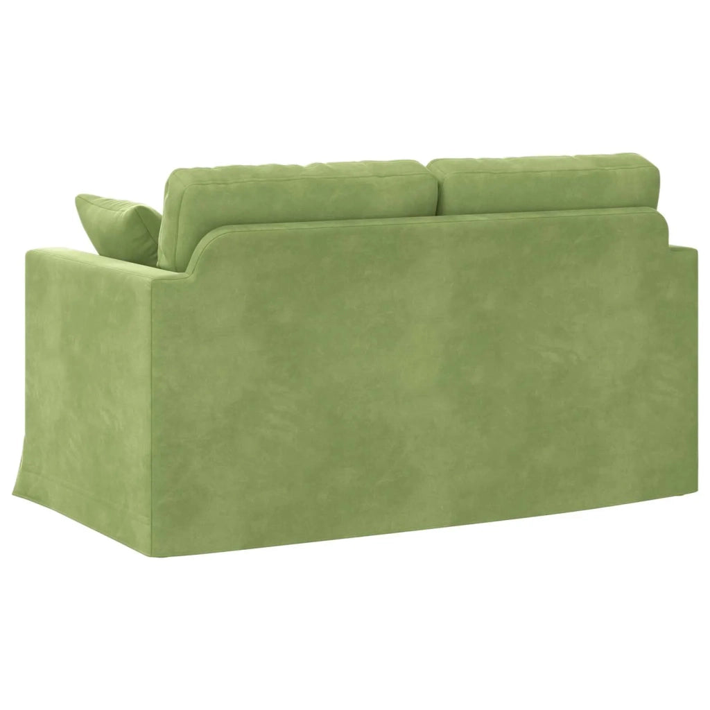 Divano | Divano da soggiorno | Sofa Verde chiaro 138 x 78 x 80 cm Velluto