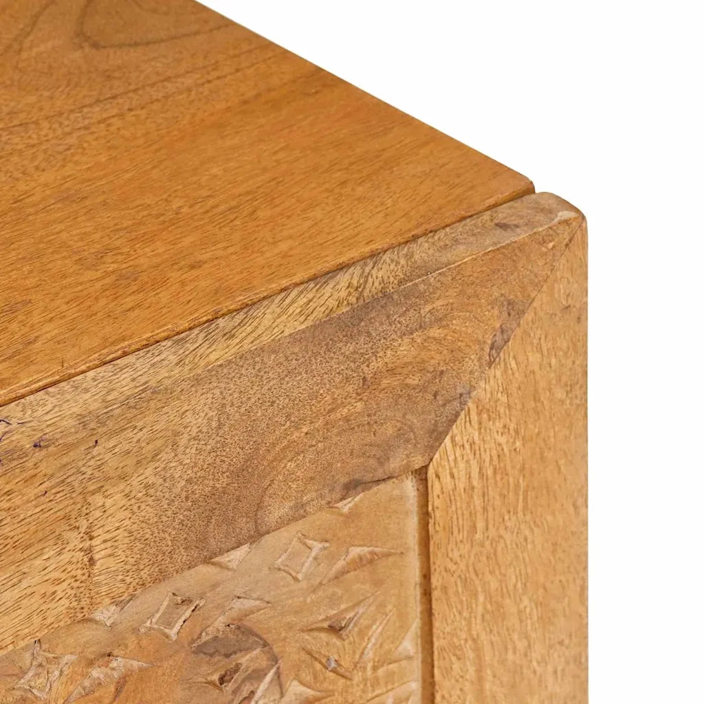 Mobile TV-Credenza per TV Marrone Chiaro 80 x 33 x 46 cm Legno multistrato 149143
