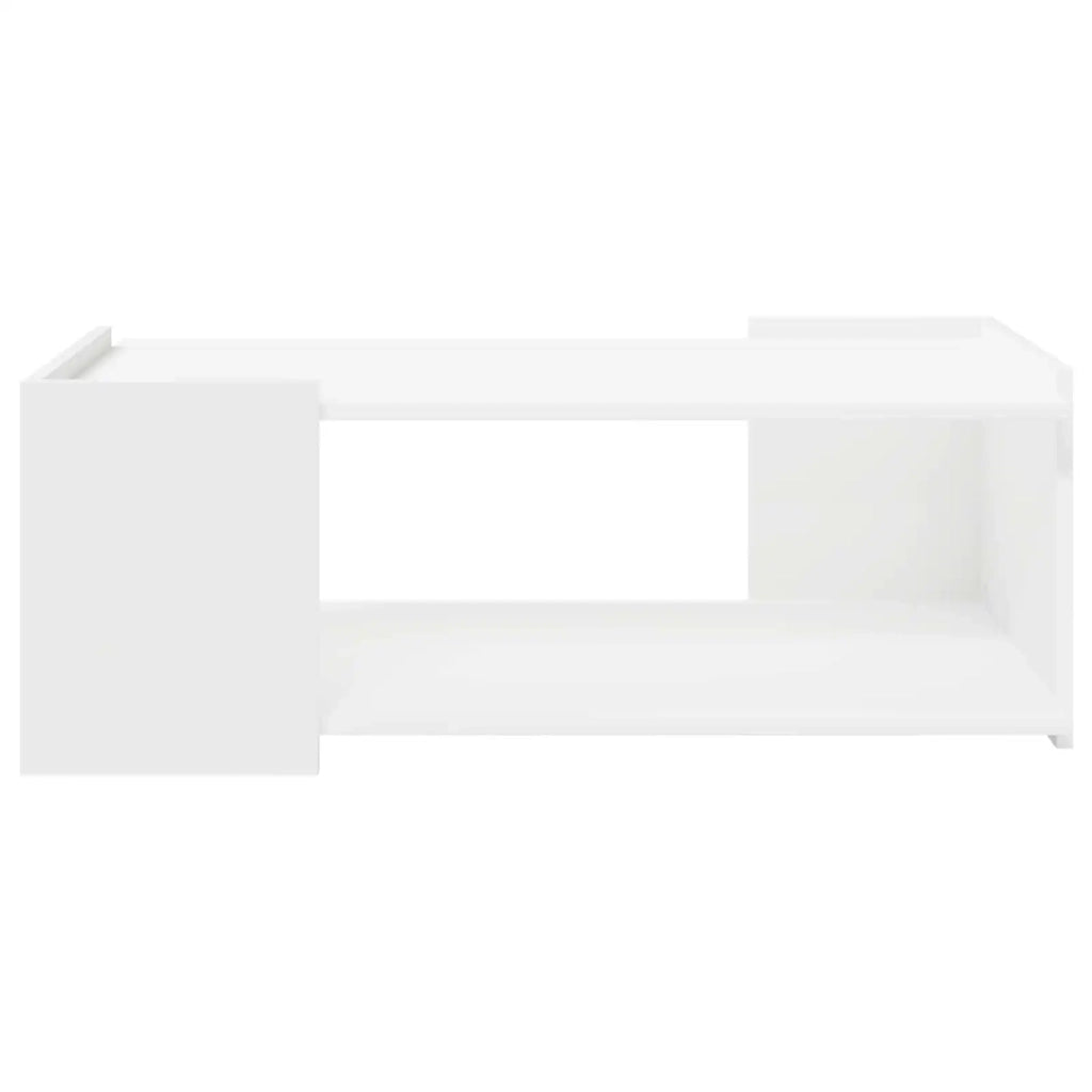 Tavolino da salotto Bianco 90 x 50 x 33 cm Legno ingegnerizzato