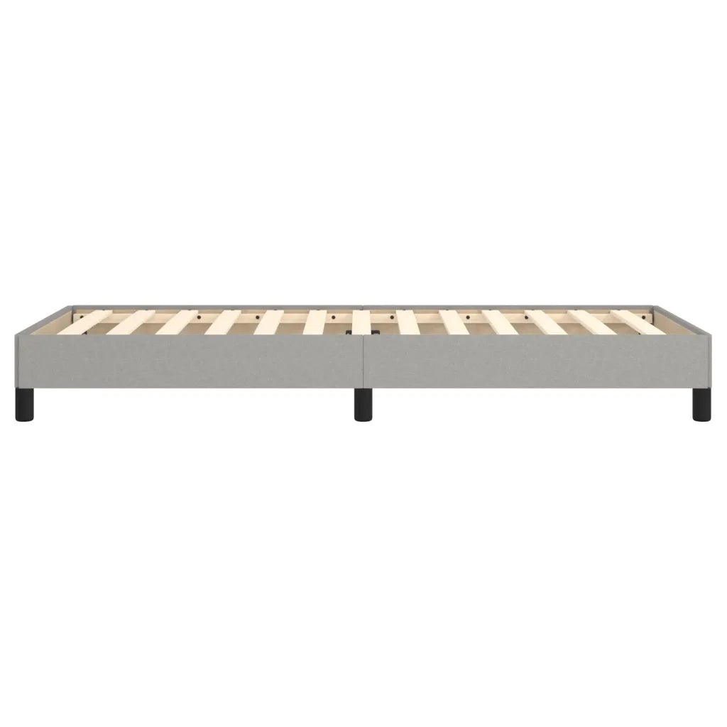 Giroletto senza Materasso Grigio Chiaro 100x200 cm Tessuto 346696