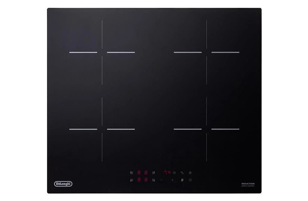 De'Longhi YLI60 Linea Induzione Piano cottura a induzione 60 cm 4 zone Touch Control da incasso colore Nero