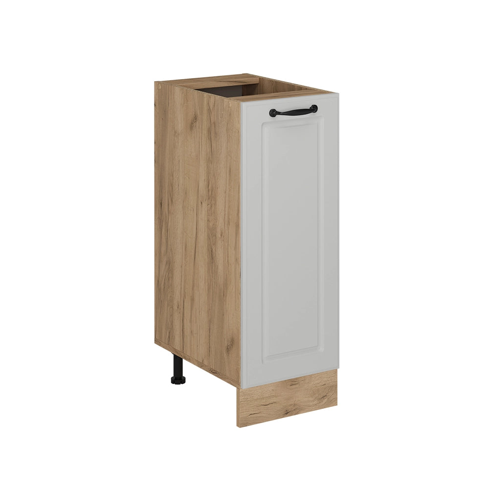 Vicco Armadio cucina dispensa alto Bianco casa di campagna 30 cm senza piano di lavoro