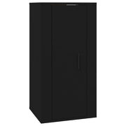 Mobile TV multimediale scaffale TV mobile TV credenza TV sala da pranzo soggiorno camera da letto montaggio a parete 40 x 34,5 x 80 cm nero 02_0027776