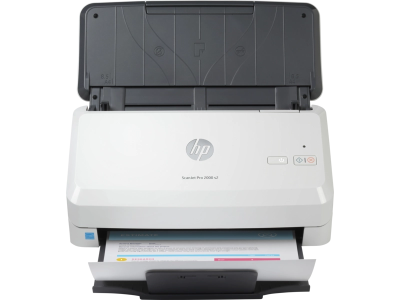 HP Scanjet Pro 2000 s2 Sheet-feed Scanner Scanner a foglio 600 x 600 DPI A4 Nero, Bianco