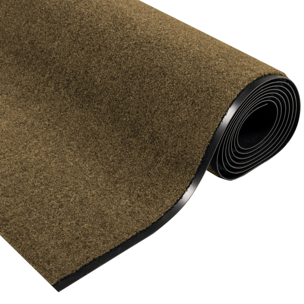 Zerbino Lavabile Marrone 120x350 cm