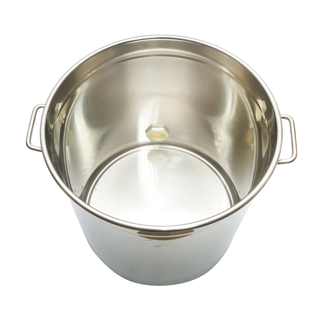 Maturatore in acciaio inox con coperchio per miele, capacità 50 kg