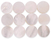 Decorazione per Chitarra/Basso/Ukulele - Inserimento 6mm - Dotti di Abalone - 12/20 Pezzi - Leggero - Materiale Sostenibile