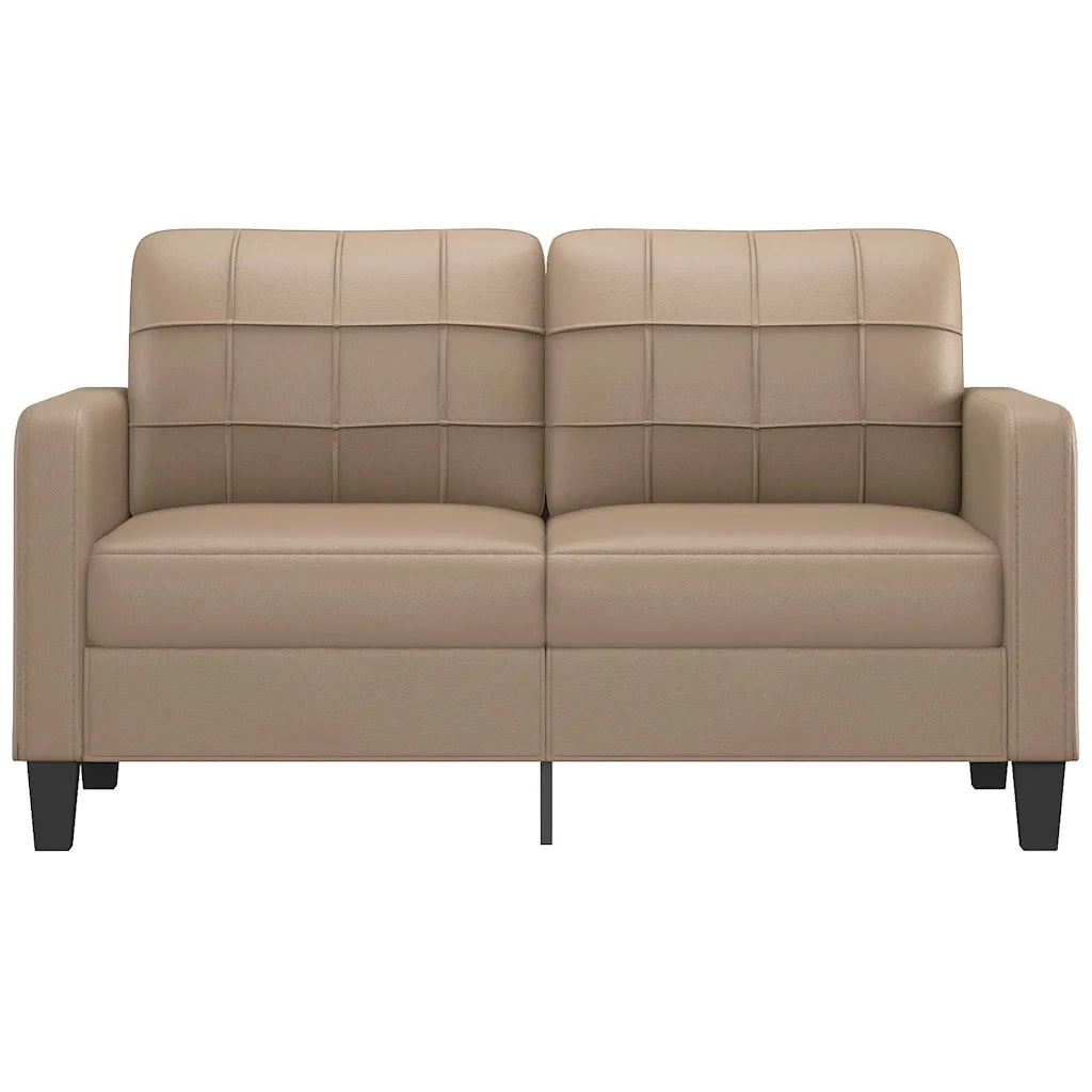 Divano a 2 Posti Cappuccino 140 cm in Similpellecod mxl 118635