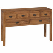 Credenza Naturale 110 x 35 x 75,5 cm Legno di teak solido 42024261