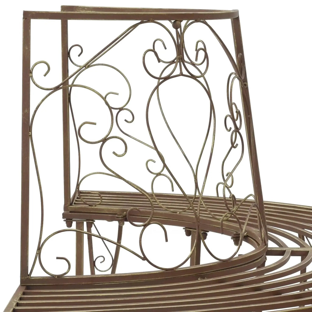 Panchina per Alberi 4-Numero di posti 160 x 80 x 89 cm Acciaio 42029534