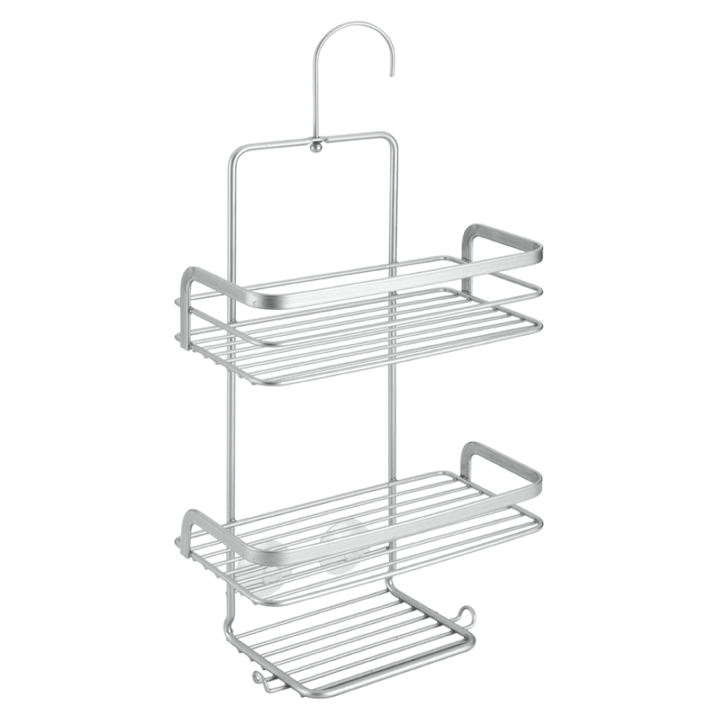 Mensola Supporto Doccia A 3 Ripiani 23X12X38/47 Cm Polytherm Metaltex - Metaltex
